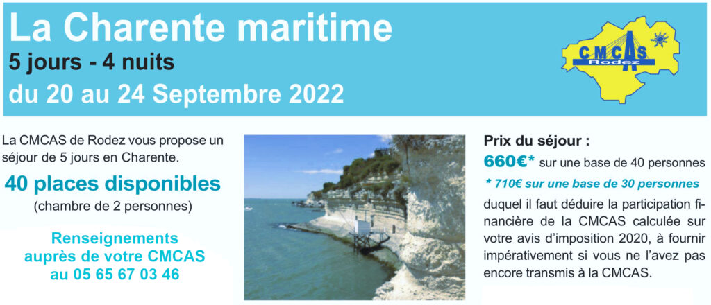 Bandeau voyage Charente 2022